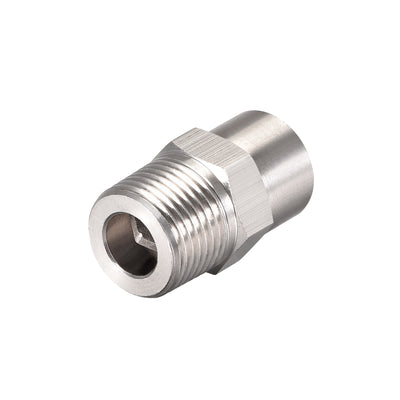 uxcell Uxcell Full Cone  Tip, 3/8BSPT Stainless Steel Wide Angle Nozzle