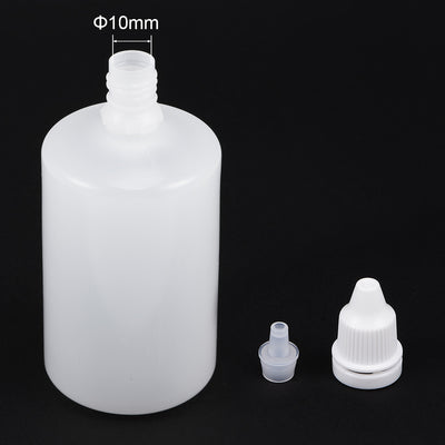 Harfington Uxcell 100ml/3.4 oz Empty Squeezable Dropper Bottle 10pcs