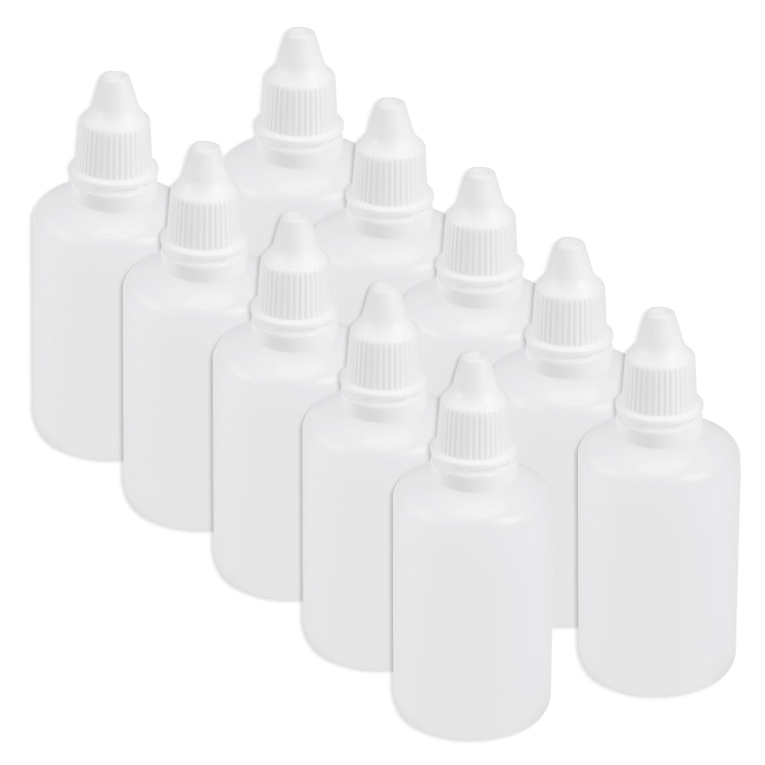 uxcell Uxcell 50ml/1.7 oz Empty Squeezable Dropper Bottle 10pcs