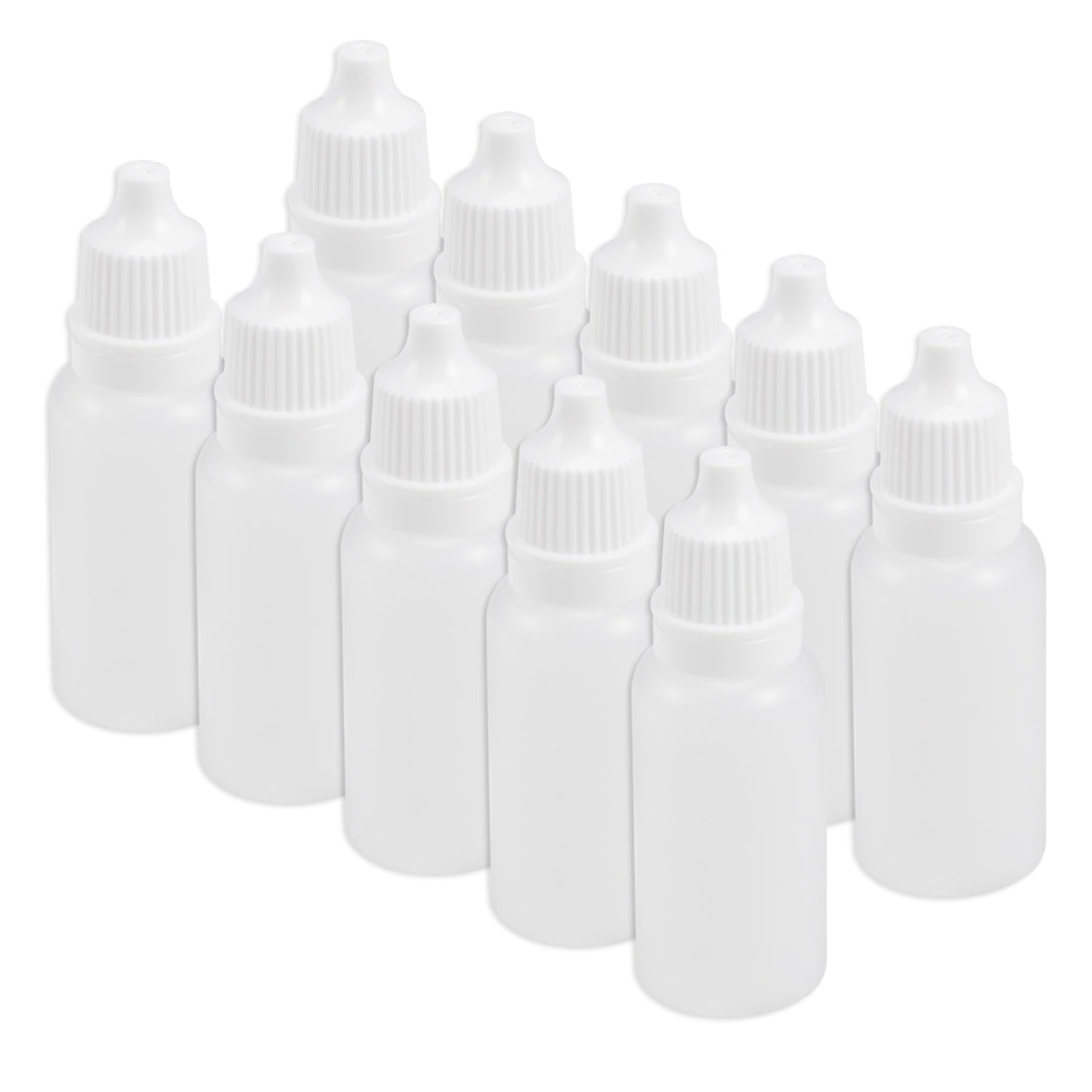 uxcell Uxcell 15ml/0.5 oz Empty Squeezable Dropper Bottle 10pcs