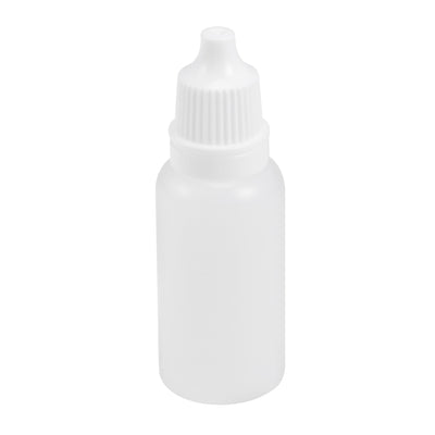 Harfington Uxcell 15ml/0.5 oz Empty Squeezable Dropper Bottle 50pcs