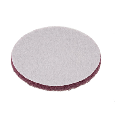 Harfington Uxcell Scrub Pad, 5-inch 320-400 Grits Drill Power Brush Tile Scrubber Cleaning Scouring Pads Abrasive Buffing Pads 2pcs