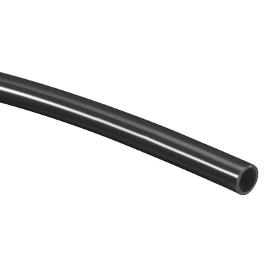 Harfington Uxcell Nylon Tubing,1/4" ID x  5/16"OD,3.28Ft Length,Fuel Line Plastic Tubing,Pneumatic Hose Tube,for Air Brake System Or Fluid Transfer,Black