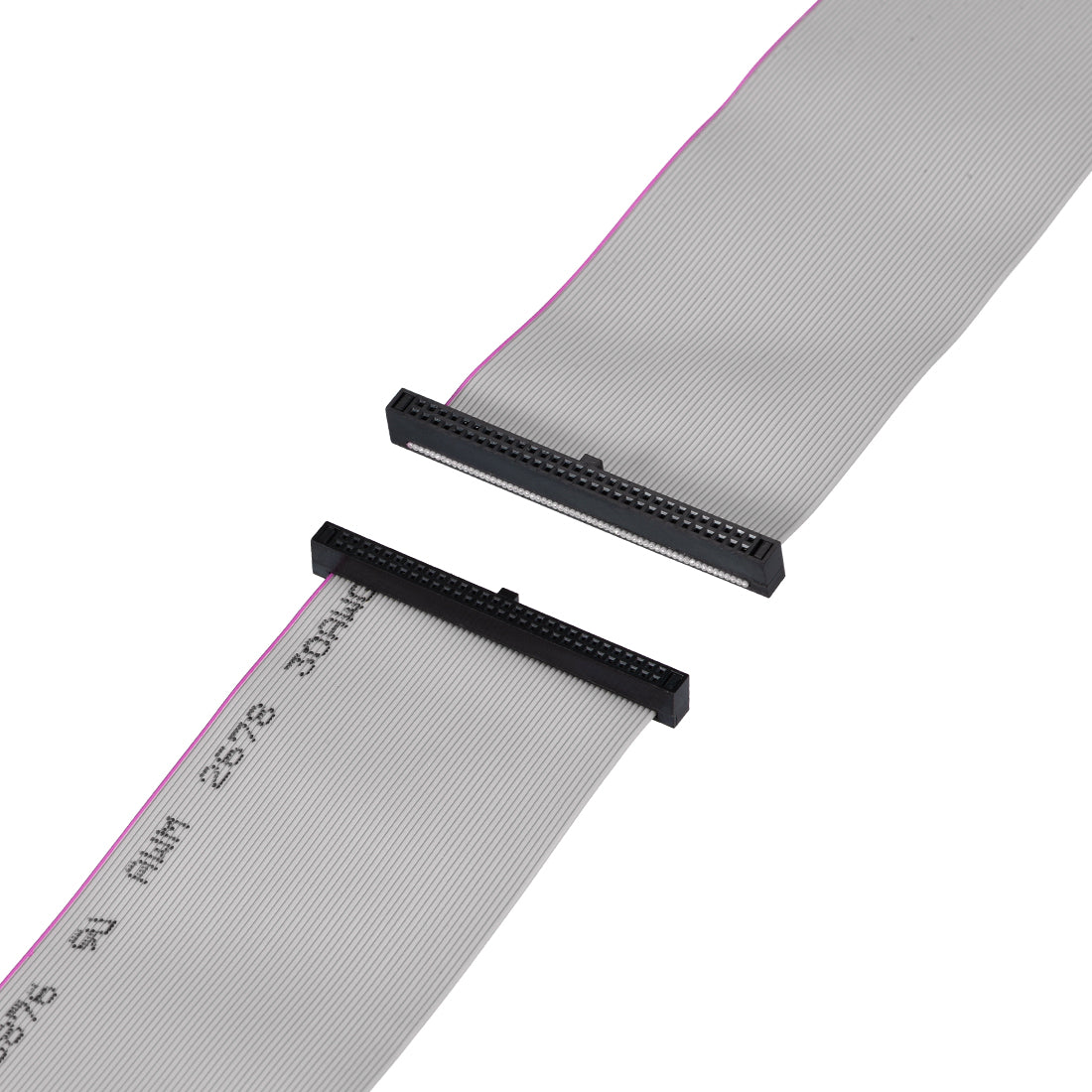 uxcell Uxcell IDC Wire Flat Ribbon Cable FC/FC Female Connector A-type 60Pins 1.27mm Pitch 20cm Length