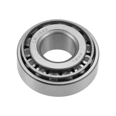 Harfington Uxcell LM11949/10 Tapered Roller Bearing Cone and Cup Set 0.75" Bore 1.781" O.D.