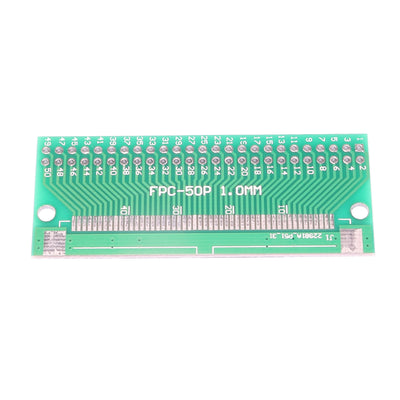 Harfington Uxcell FFC FPC 50 Pin 0.5mm Pitch to DIP 2.0mm PCB Converter Board Couple Extend Adapter