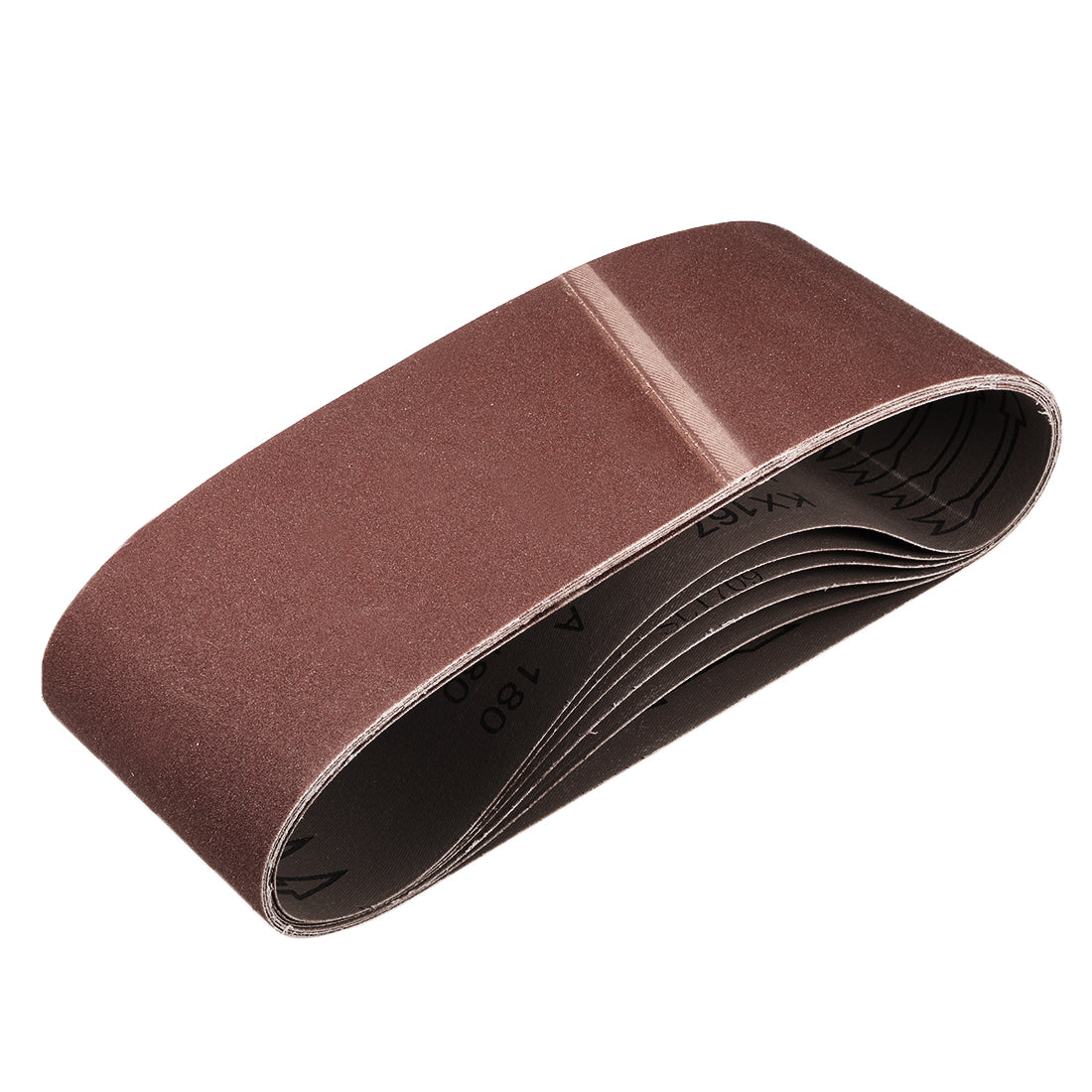 uxcell Uxcell 4" x 24" Abrasive Sanding Belt, 180-Grits Sand Belts for Belt Sander 6pcs