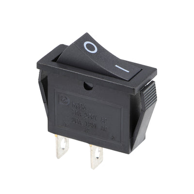 Harfington Uxcell Rocker Switch AC 15A/250V 20A/125V 2 Pin Mini Boat SPST Toggle Switch ON-OFF Snap-In