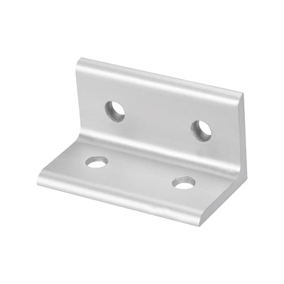 Harfington Uxcell 3060 Inside Corner Bracket for 3030 Series Aluminum Extrusion Profile with Slot 8mm, 2 Pcs