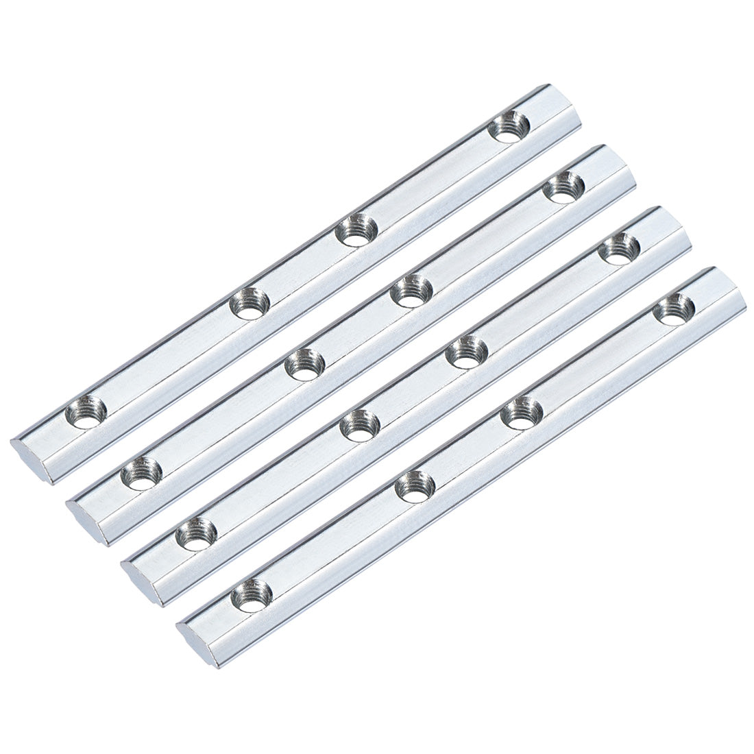 uxcell Uxcell Straight Line Connector, 3.9 Inch Joint Bracket for 2020 Series T Slot 6mm Aluminum Extrusion Profile, 4 Pcs