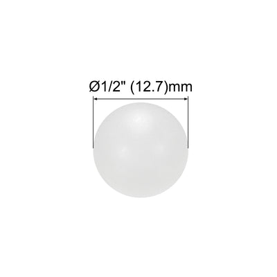 Harfington Uxcell 1/2-inch PP Solid Plastic Balls, Precision Bearing Ball 10pcs