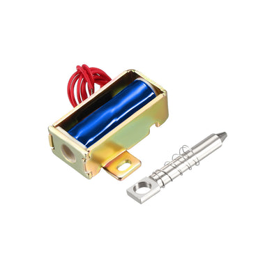 Harfington Uxcell DC 12V 2A 5mm Mini Electromagnetic Solenoid Lock Pull Type for Electirc Door Lock