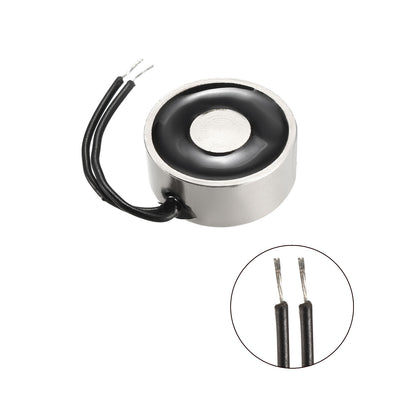 Harfington Uxcell DC12V 12N 1.2KG Lift Holding Electromagnet Sucking Disc Electric Lifting Magnet Solenoid