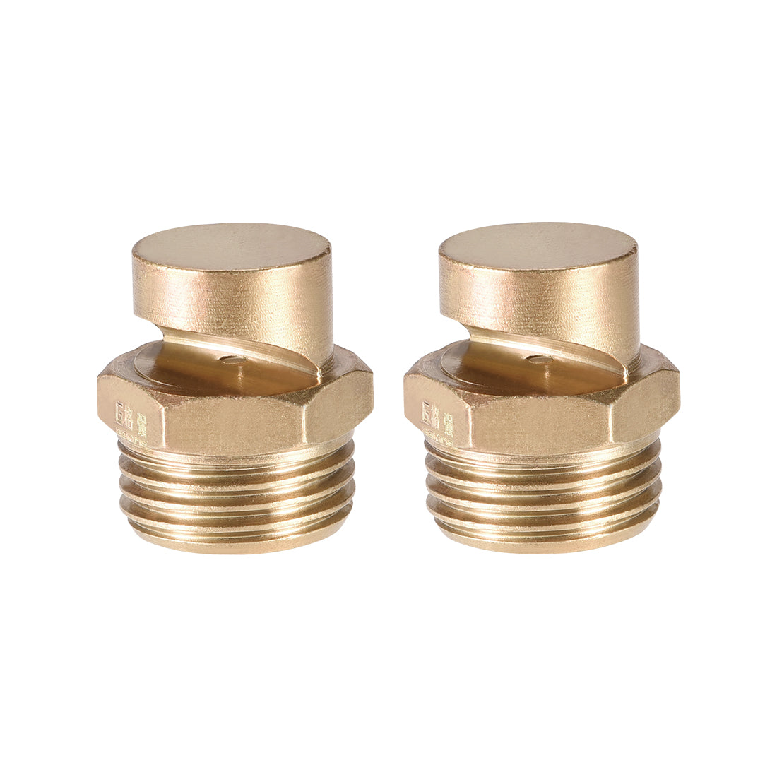 uxcell Uxcell Floodjet  Tip - 1/2BSPT Brass 170 Degree Wide Angle Flat Fan Nozzle - 2 Pcs