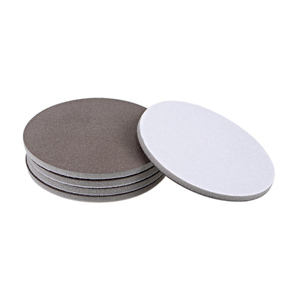 Harfington Uxcell 4-Inch 400-Grits Hook and Loop Sanding Disc, Sponge Sanding Pad Wet Dry Aluminum Oxide Sandpaper for Polishing & Grinding 5pcs