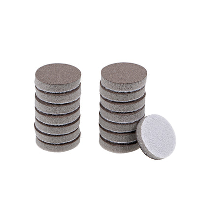 Harfington Uxcell 1.2-Inch 600-Grits Hook and Loop Sanding Disc, Sponge Sanding Pad Wet Dry Aluminum Oxide Sandpaper for Polishing & Grinding 15pcs