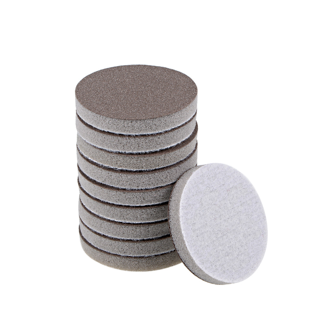 uxcell Uxcell 1.5-Inch 600-Grits Hook and Loop Sanding Disc, Sponge Sanding Pad Wet Dry Aluminum Oxide Sandpaper for Polishing & Grinding 10pcs