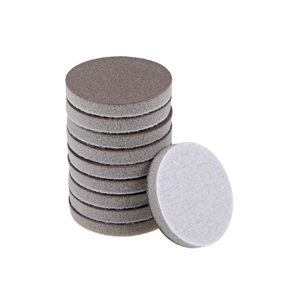Harfington Uxcell 1.5-Inch 600-Grits Hook and Loop Sanding Disc, Sponge Sanding Pad Wet Dry Aluminum Oxide Sandpaper for Polishing & Grinding 10pcs