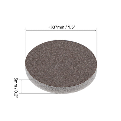 Harfington Uxcell 1.5-Inch 600-Grits Hook and Loop Sanding Disc, Sponge Sanding Pad Wet Dry Aluminum Oxide Sandpaper for Polishing & Grinding 15pcs