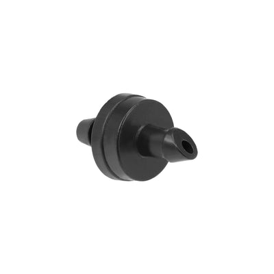 Harfington Uxcell Pressure Compensating Dripper 2.6GPH 10L/H Emitter for Garden Lawn Drip Irrigation with Barbed Hose Connector Plastic Black 15pcs