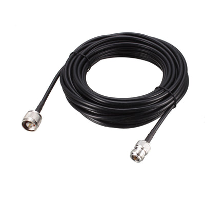 Harfington Uxcell RF Coax Cable N-Male to N-Female Low Loss Coaxial Cable 32.8 ft