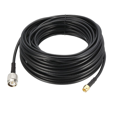 Harfington Uxcell SMA Male to TNC Male RG58 RF Coaxial Cable 50 Ft
