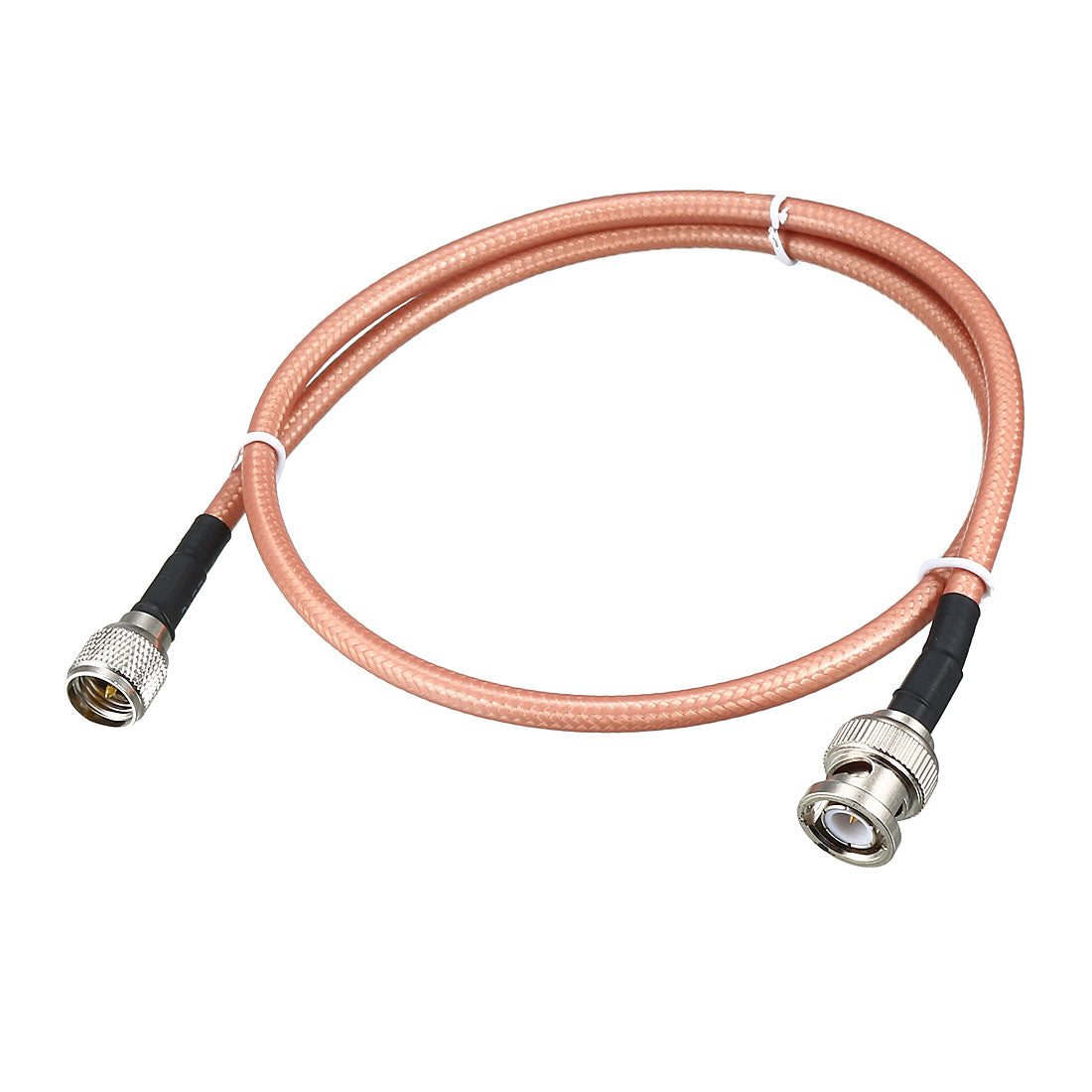 Uxcell Uxcell Low Loss RF Coaxial Cable Connection Coax Wire RG-142 BNC Male to Mini UHF Male 60cm