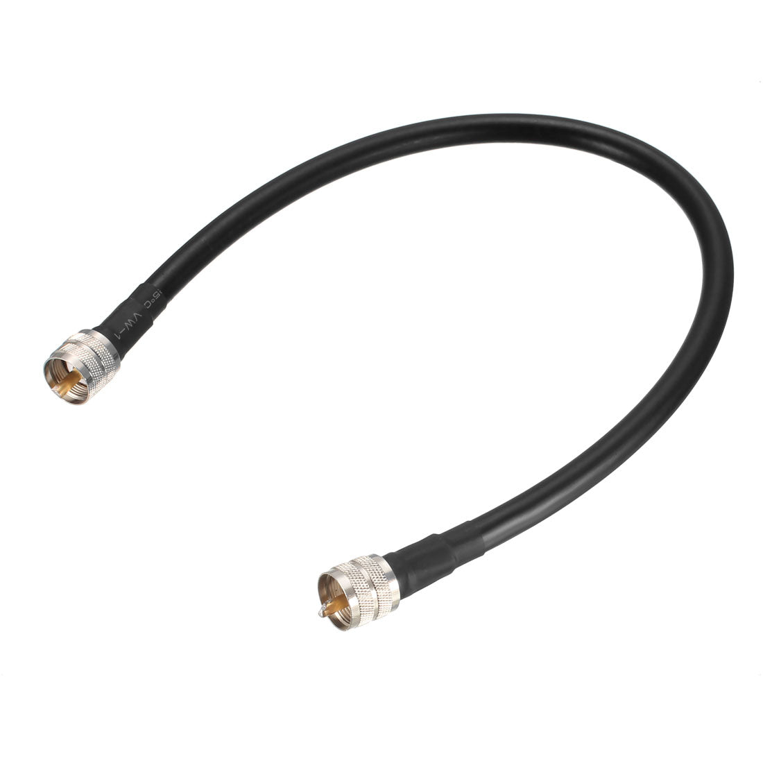 uxcell Uxcell RG8X Coaxial Cable With Pl-259 Male Connectors for CB/Ham Radio