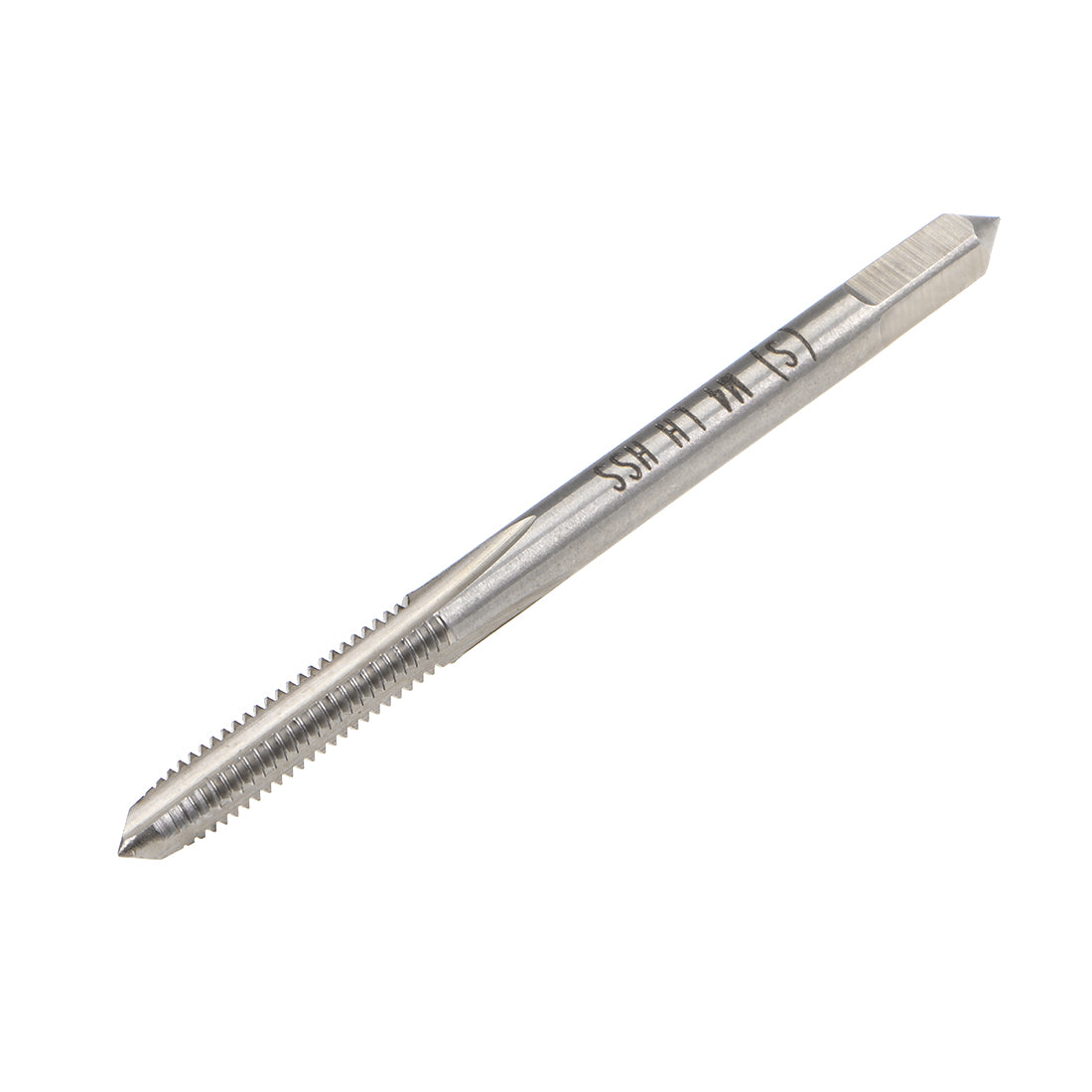 Uxcell Uxcell Metric Machine Tap Left M5 Thread 0.8 Pitch H2 Accuracy 3 Flutes High Speed Steel