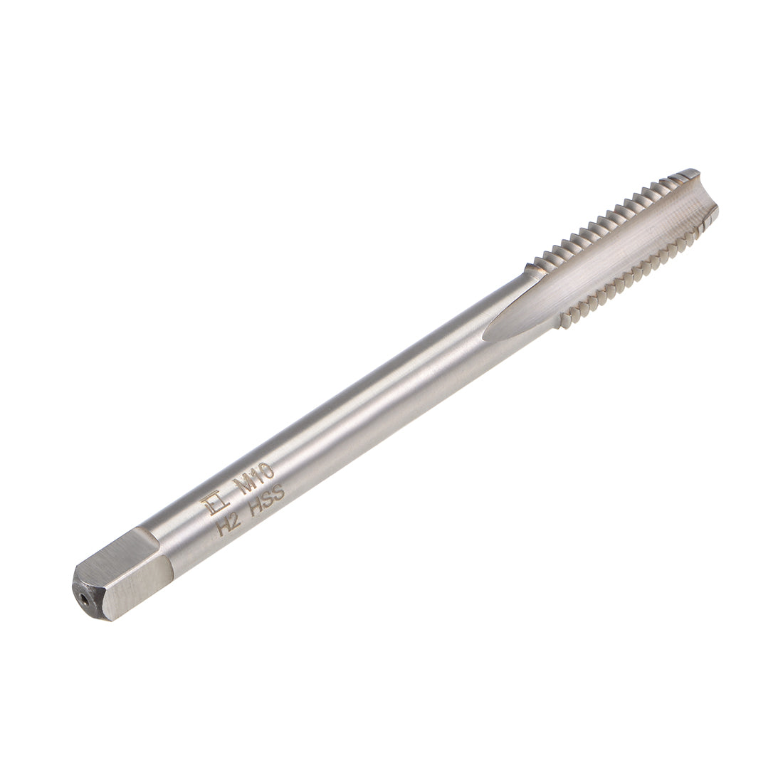 uxcell Uxcell Metric Thread Tap M10 x 1.5  H2 100mm Extra Long Straight Flute Tapping Tool