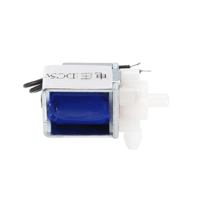 Harfington Uxcell Miniature Solenoid Valve 2 Way Normally Closed DC5V 0.22A Water Air Solenoid Valve