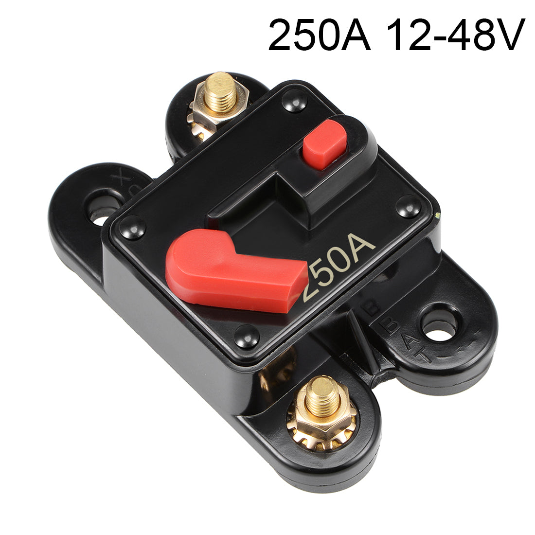 uxcell Uxcell Fuse Holder 250A 12-48V Inline Block Circuit Break Audio Amplifier Inverter