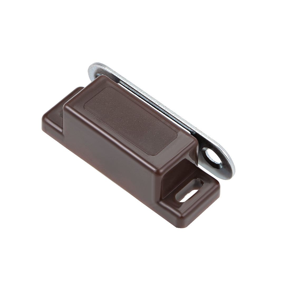 uxcell Uxcell Magnetic Cabinet Door Latches Catch 1.8" Length for Kitchen Bathroom Brown 12pcs