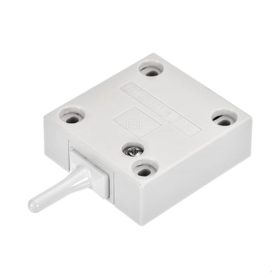 Harfington Uxcell Wardrobe Door Light Switch Momentary Closets Switch Normally Closed 110-250V 2A White