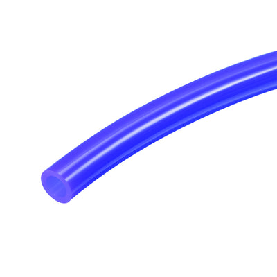 Harfington Uxcell Pneumatic Hose Tubing,6mm OD 4mm ID,Polyurethane PU Air Hose Pipe Tube,2 Meter 6.56ft,Blue