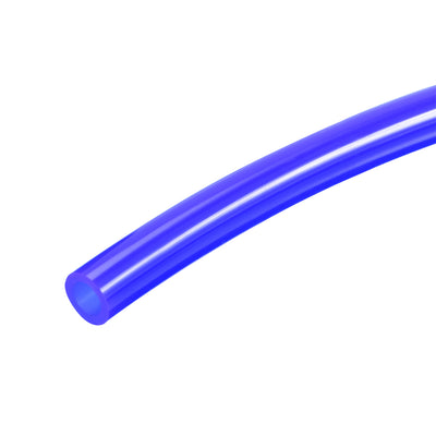 Harfington Uxcell Pneumatic Hose Tubing,8mm OD 5mm ID,Polyurethane PU Air Hose Pipe Tube,8 Meter 26.25ft,Blue