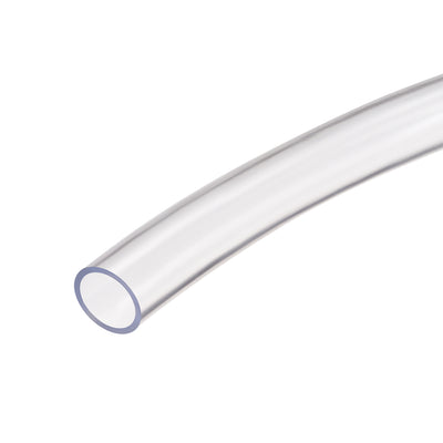 Harfington Uxcell PVC Clear Vinly Tubing,16mm ID x 19mm OD,4m,Plastic Flexible Hose Tube,Flex Pipe for Water,Beverage Pump