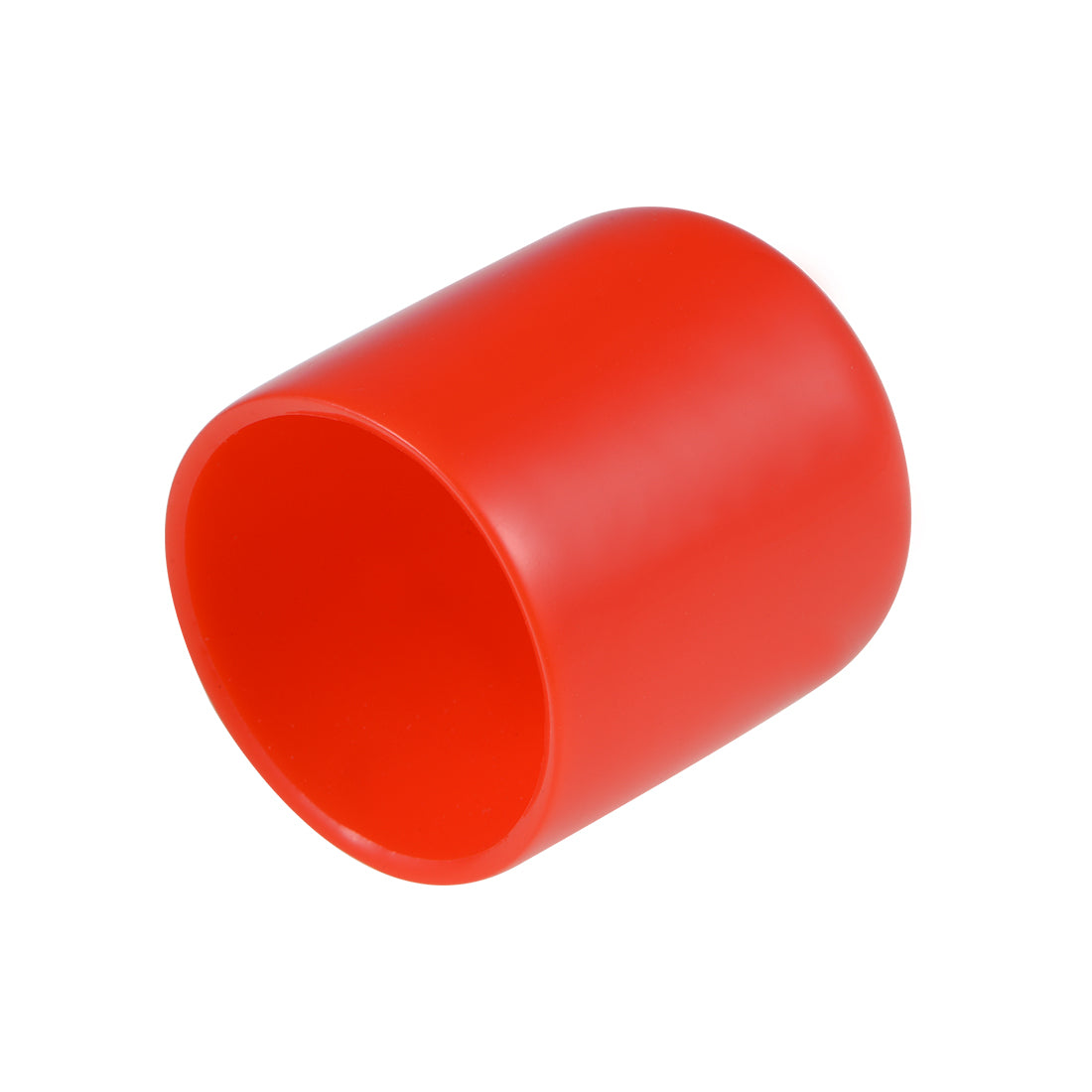 uxcell Uxcell Screw Thread Protector, 29mm ID Round End Cap Cover Red Tube Caps 10pcs