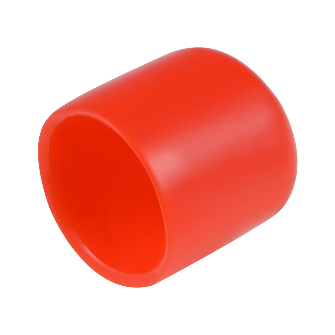 uxcell Uxcell Screw Thread Protector, 21mm ID Round End Cap Cover Red Tube Caps 10pcs