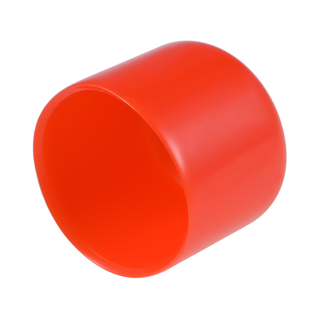 uxcell Uxcell Screw Thread Protector, 24mm ID Round End Cap Cover Red Tube Caps 10pcs