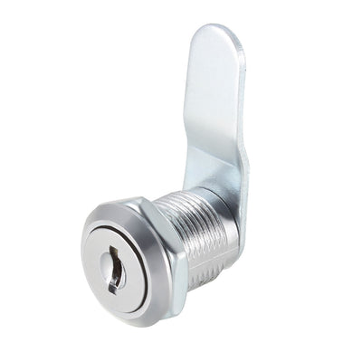 Harfington Uxcell Cam Lock 20mm Cylinder Length Fit on Max 1/2-inch Panel Keyed Different 4Pcs