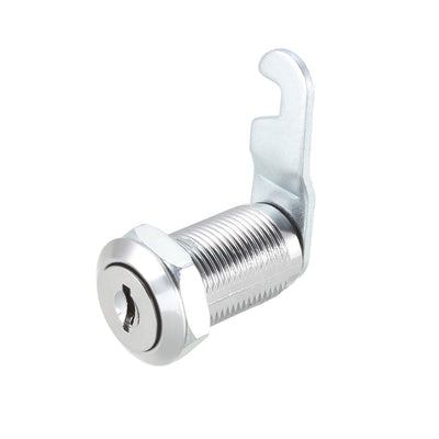 Harfington Uxcell Cam Lock 30mm Cylinder Length for Max 7/8-inch Panel Keyed Different 2Pcs