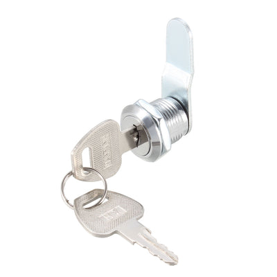 Harfington Uxcell Cam Locks 16mm Cylinder Length Fit on Max 5/16-inch Panel Keyed Different 2Pcs