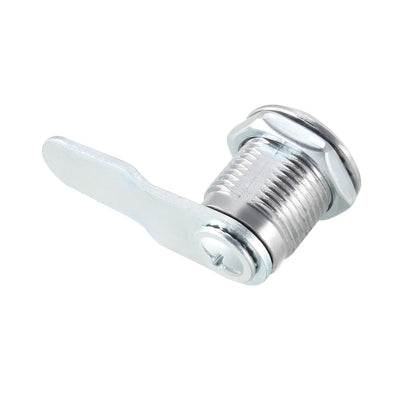 Harfington Uxcell Cam Locks 20mm Cylinder Length Fit on Max 1/2-inch Panel Keyed Different 2Pcs