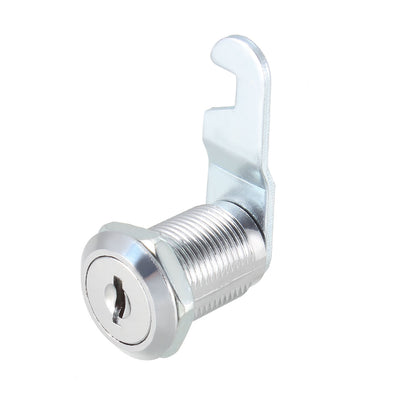 Harfington Uxcell Cam Locks 25mm Cylinder Length for Max 5/8-inch Panel Keyed Different 2Pcs