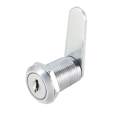 Harfington Uxcell Cam Locks 25mm Cylinder Length Fits Max 5/8-inch Panel Keyed Different 4Pcs