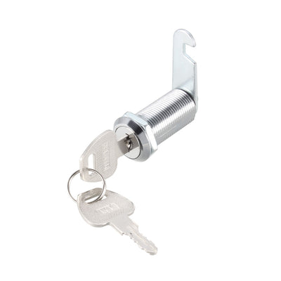 Harfington Uxcell Cam Locks 35mm Cylinder Length Fit Max 30mm Panel Keyed Different 2Pcs