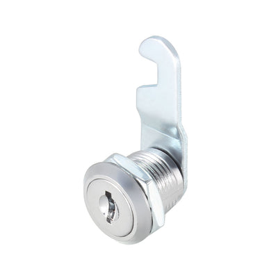 Harfington Uxcell Cam Lock 16mm Cylinder Length for Max 5/16-inch Thick Panel Keyed Alike 4Pcs