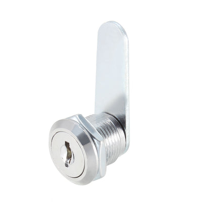 Harfington Uxcell Cam Lock 16mm Cylinder Length Fits Max 5/16-inch Thick Panel Keyed Alike 4Pcs