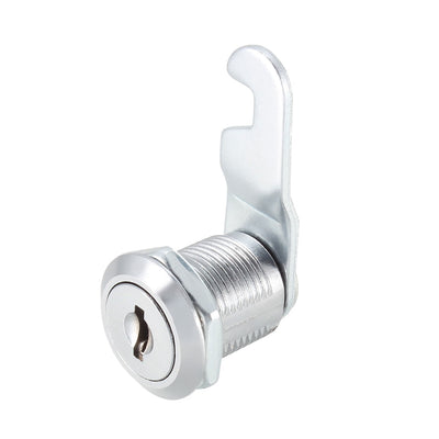 Harfington Uxcell Cam Lock 20mm Cylinder Length for Max 1/2-inch Thick Panel Keyed Alike 2Pcs